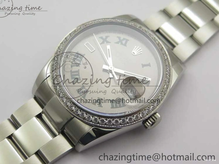 MiroTime 0115 DateJust 36 SS 126234 BP Maker 1:1 Best Edition Gray Roman Dial on Oyster Bracelet BestValue 2534